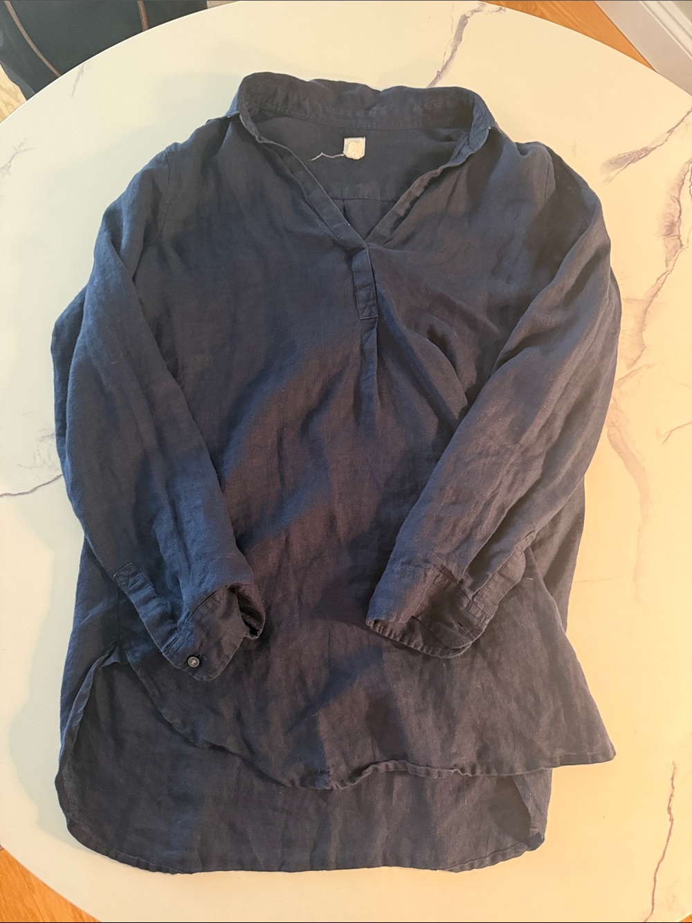 Women’s Gap Linen Long Sleeve Shirt Size S